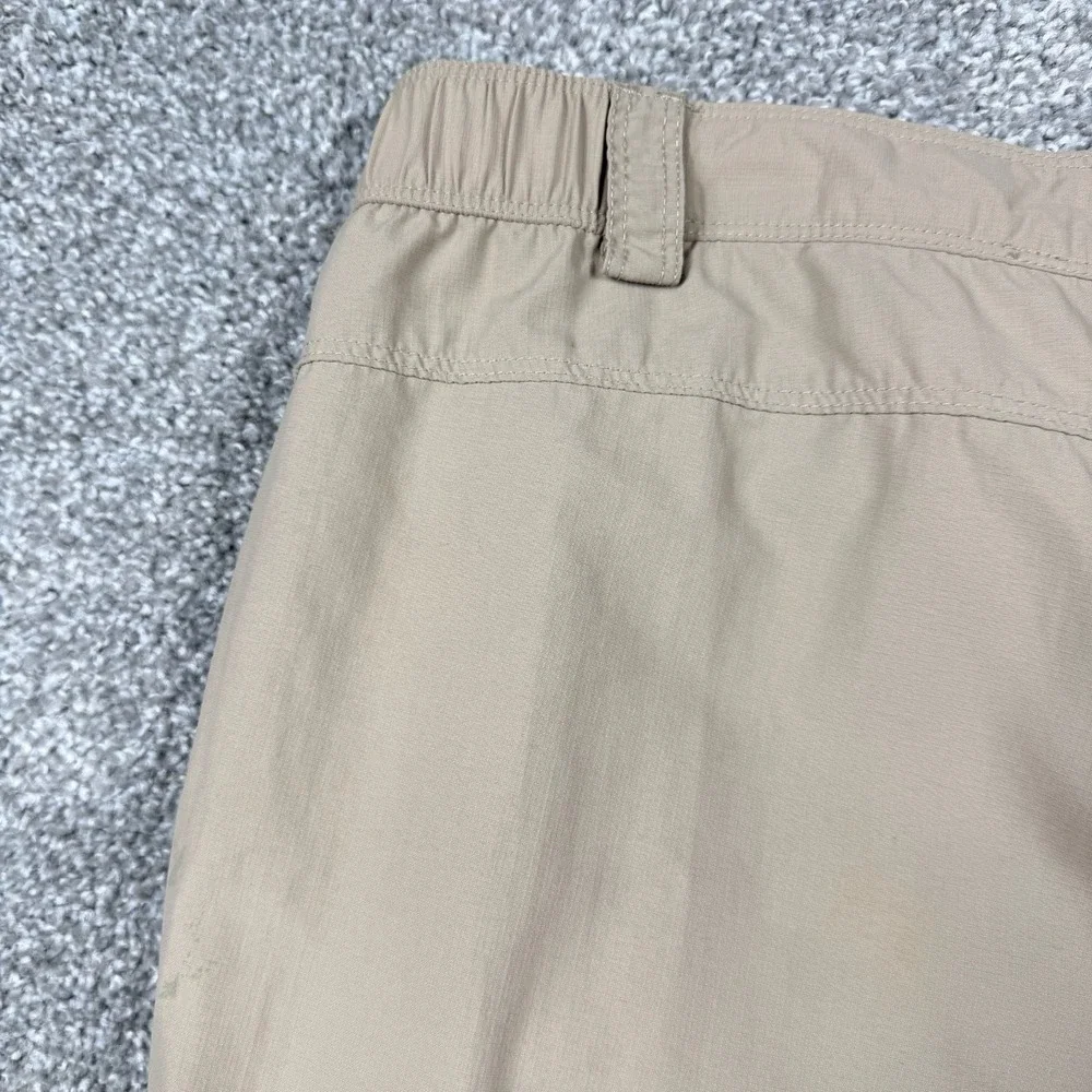 The North Face Men's M Khaki Cargo Hiking Shorts Outdoor Trail